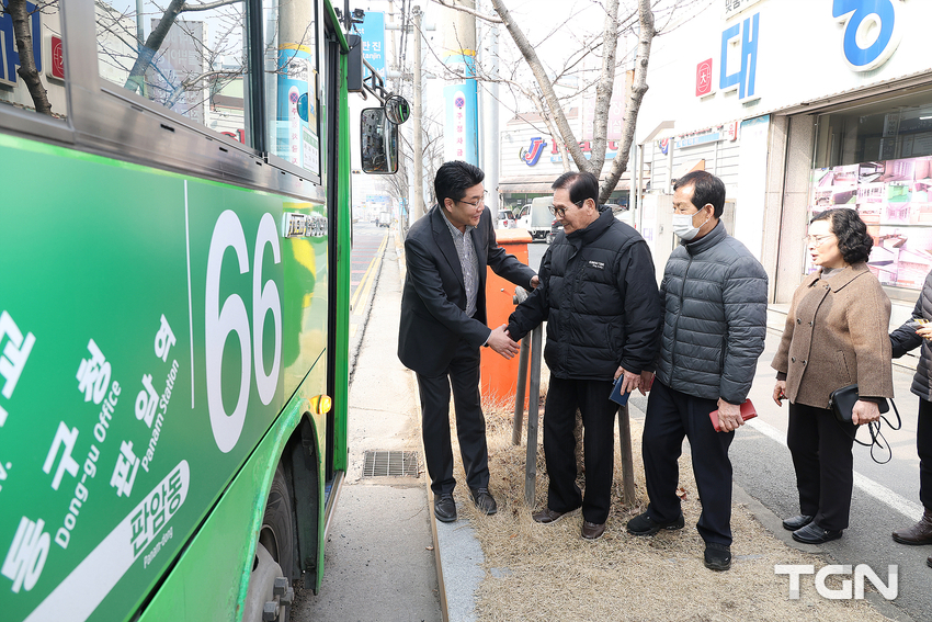 대전 동구 북부권(가양1·2동, 용전동, 성남동 등) 주민들도 시내버스를 타고 환승없이 동구청까지 갈 수 있는 노선조정이 이뤄졌다.