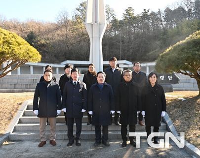 새해 보훈공원 참배(2023. 1. 3.)