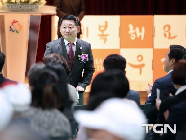 행복한우리복지관에서 열린 장애인식개선 캠페인 행사 장면