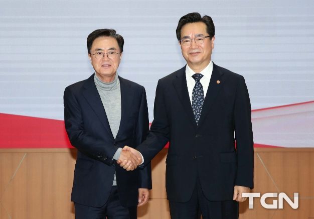 김태흠 충남도지사, 정황근 농림축산식품부 장관