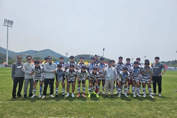 가양중학교 럭비부, 제54회 전국소년체육대회 은메달 쾌거