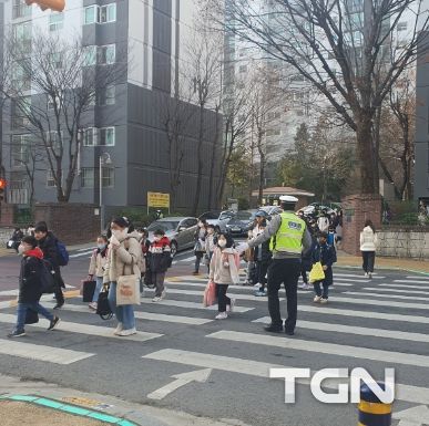 대전경찰청, 개학을 맞아 어린이 교통안전 확보 주력